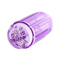 Women Girls 2.8cm DIY Nail Art Stamping Stamper Scraper Plate Plastic Print Transfer Manicure Tool Stencils Nail Image Mold J4U66