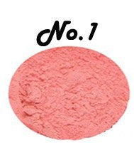 Girls 3D Pure Mineral Face Cheek Blush Blusher Powder Cosmetic With Sponge Portable 2 in 1 Makeup J4U66