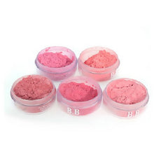 Girls 3D Pure Mineral Face Cheek Blush Blusher Powder Cosmetic With Sponge Portable 2 in 1 Makeup J4U66