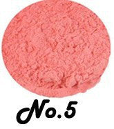 women girls 3d pure mineral face cheek blush blusher powdercosmetic with sponge portable 2 in 1 makeup J4U66