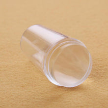 Women Girls 3cm DIY Nail Art Stamping Stamper With Scraper and Cap Plastic Print Transfer Manicure Tool Stencils Nail Image Mold J4U66