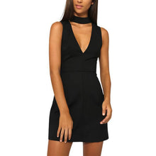 Women Girls Slim Dress Halter V Neck sleeveless office Party Bodycon Dresses J4U66