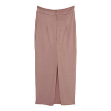 Women High Waist Office Pencil Skirt Straight Calf Length Midi Skirt Bodycon J4U66