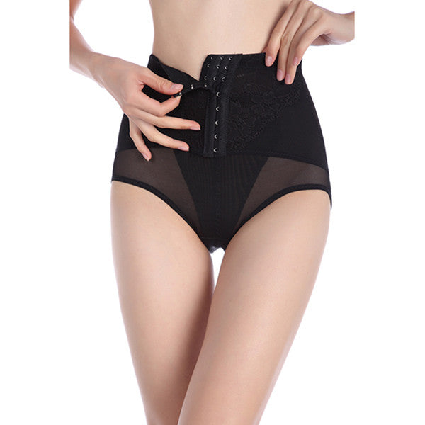 High Waist Tummy Control Body Shaper Briefs Slimming Waist Cincher Pants Underwear Knickers Corsets J4U66