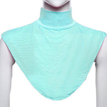 Women Hijab Extension Neck Check Back Cover Islamic Shirt Under Top 20 Colors New PY3 J4U66