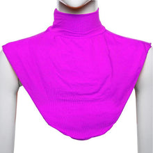 Women Hijab Extension Neck Check Back Cover Islamic Shirt Under Top 20 Colors New PY3 J4U66