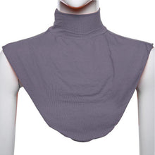 Women Hijab Extension Neck Check Back Cover Islamic Shirt Under Top 20 Colors New PY3 J4U66