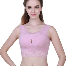 women hollow out racerback bra fitness lace crop tops tank vest J4U66