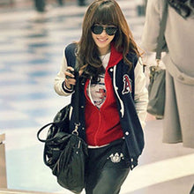 Women Hoodies/Stand Collar Baseball Sweatshirts For Women/ Coats Women Clothing J4U66