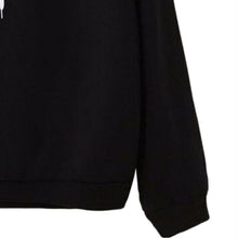 Hoodies Sweatshirts Hand Print Long Sleeve Casual All-match Solid Leisure Hooded Hoodie Loose Tops Plus Size J4U66