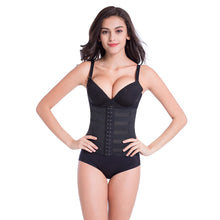 women shaper waist corset body shapewear tummy waist cincher underbust control breathable shaper black khaki J4U66