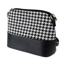 Women Houndstooth Shoulder Bags Tote Purse Women Messenger Satchel Bag J4U66