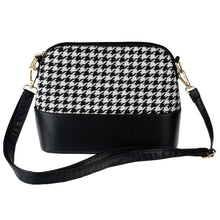 Women Houndstooth Shoulder Bags Tote Purse Women Messenger Satchel Bag J4U66