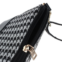 Women Houndstooth Shoulder Bags Tote Purse Women Messenger Satchel Bag J4U66