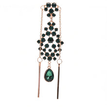 Women Indian Hair Bands Flower Hair Pins Ethnic Jewelry Accessories  Crystal Rhinestone Pendant High Forehead J4U66