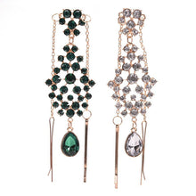 Women Indian Hair Bands Flower Hair Pins Ethnic Jewelry Accessories  Crystal Rhinestone Pendant High Forehead J4U66