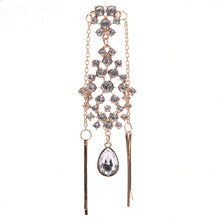 Women Indian Hair Bands Flower Hair Pins Ethnic Jewelry Accessories  Crystal Rhinestone Pendant High Forehead J4U66