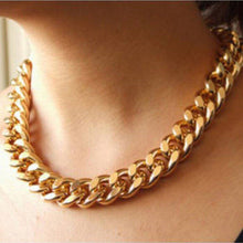 Women Jewelry Classic Silver Gold Necklaces For Pendants Women Statement Chain Necklace J4U66