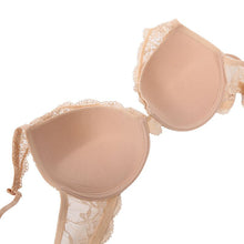 women lace push up bra and panty set sexy v neck plunge bras cup b briefs lingerie J4U66