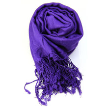 Ladies Neck Scarf Plain Pashmina Shawl Hijab Wrap Cashmere Silk Scarves J4U66