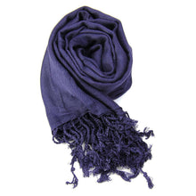 Ladies Neck Scarf Plain Pashmina Shawl Hijab Wrap Cashmere Silk Scarves J4U66