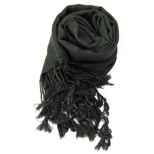 women ladies neck scarf plain pashmina shawl hijab wrap cashmere silk scarves J4U66