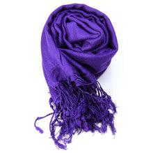 Ladies Neck Scarf Plain Pashmina Shawl Hijab Wrap Cashmere Silk Scarves J4U66