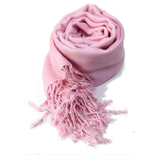 Ladies Neck Scarf Plain Pashmina Shawl Hijab Wrap Cashmere Silk Scarves J4U66
