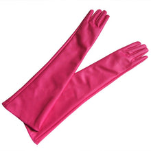 Women Ladies Opera Evening Party Gloves Faux Leather PU Over Elbow Long Glove 7 Colors PY6 J4U66