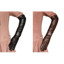 Women Ladies Opera Evening Party Gloves Faux Leather PU Over Elbow Long Glove 7 Colors PY6 J4U66