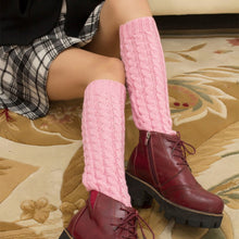 women ladies leg warmers gaiters knitted warm trim boot cuffs socks J4U66