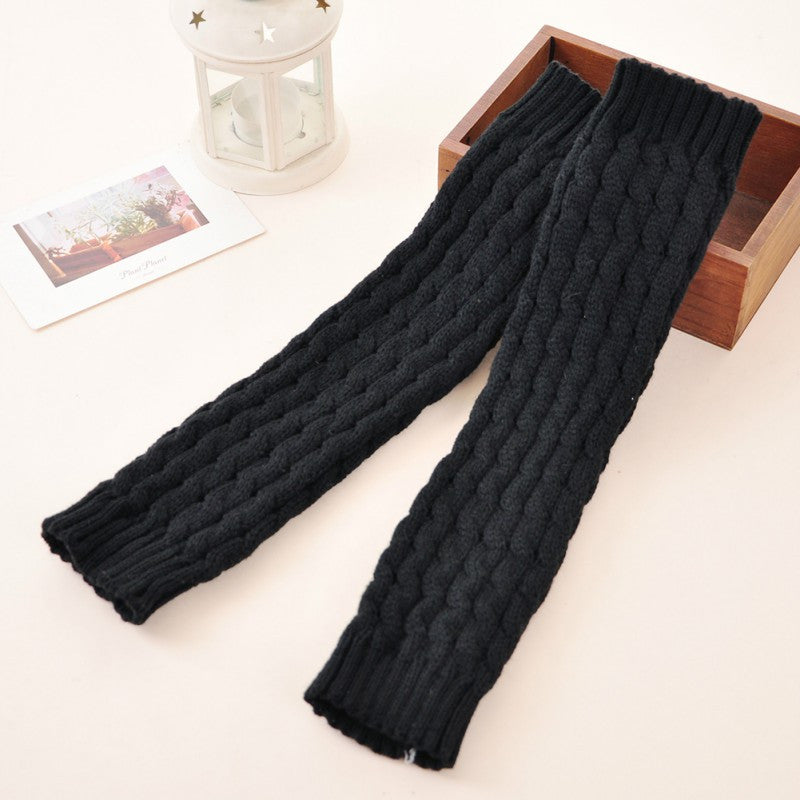 Ladies Leg Warmers Gaiters Knitted Warm Trim Boot Cuffs Socks J4U66