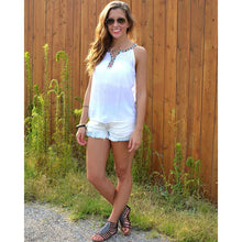 Women Lady Beach Casual Sexy Casual Vogue Backless Floral Sleeveless Top Vest Tank Cami Teee Blouse T-Shirt J4U66