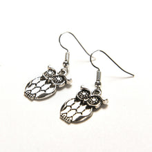 Women Latest Dangle Earrings Exquisite Complex Guge Te Punk Cute Big Eyes Owl Earrings Jewelry J4U66