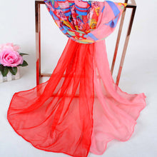 women long bohemian chiffon scarf lady floral beach shawl sjaals cute bufandas pashmina elegant thin voile scarves J4U66