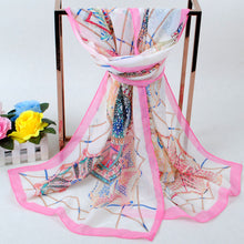 women long bohemian chiffon scarf lady floral beach shawl wraps cute bufandas pashmina elegant thin voile scarves J4U66