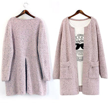 Women Long Sleeve Cardigan Knitted Jacket Sweater Coat Knitwear Overcoat P1 J4U66