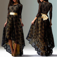 women long sleeve maxi party dress formal sexy club irregular dresses with belt l xxxl 4 colors J4U66