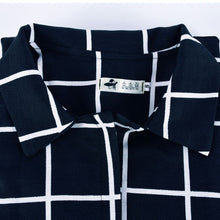 women long sleeve plaid v neck slim punk style casual windbreaker trench J4U66