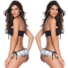 women maid naughty consume night lingerie set strap ruffle plaid g-string cosplay nightwear sleepwear lingerie sexy erotic J4U66