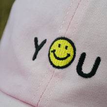 women men 5 panel baseball caps embroidered letters smiley face emoticon hip hop sports full cap snapback hat white black pink J4U66