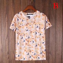 Women/Men Funny Head doge 3D Short sleeve T-shirt God dog/shiba inu print 3D Tees Tops plus size J4U66