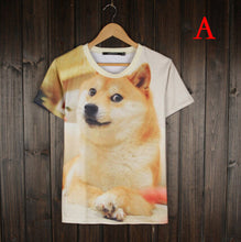 Women/Men Funny Head doge 3D Short sleeve T-shirt God dog/shiba inu print 3D Tees Tops plus size J4U66