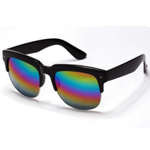 Women Men Half Rim Sunglasses UV 400 Plastic Frame Square Shades Oversized Eyewear  J4U66
