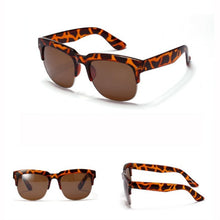 Women Men Half Rim Sunglasses UV 400 Plastic Frame Square Shades Oversized Eyewear  J4U66
