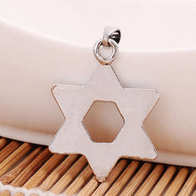 Women Men Hexagram Jewish Star Charm Pendant Necklace Chain Choker Necklace Women Jewelry s J4U66