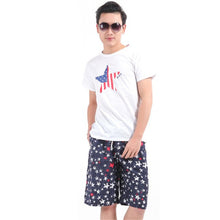 Women Men Lovers Couple Dots Short Pants Beach Board Shorts Black  J4U66