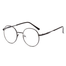 Women Men Unisex Metal Frame Eyewear Brand Designer Nerd Geek Round Glasses Clear Lens Spectacles Oculos Feminino Hombre J4U66