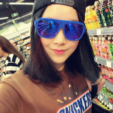 Women Men Unisex Sunglasses Plastic Frame Eyeglasses Goggles Reflective Sun Glasses lunette de soleil J4U66