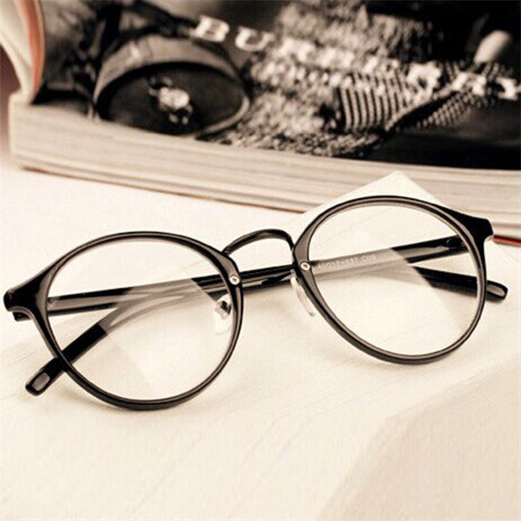 Mens Nerd Glasses Clear Lens Eyewear Unisex Retro Eyeglasses SpectaclesJFY66